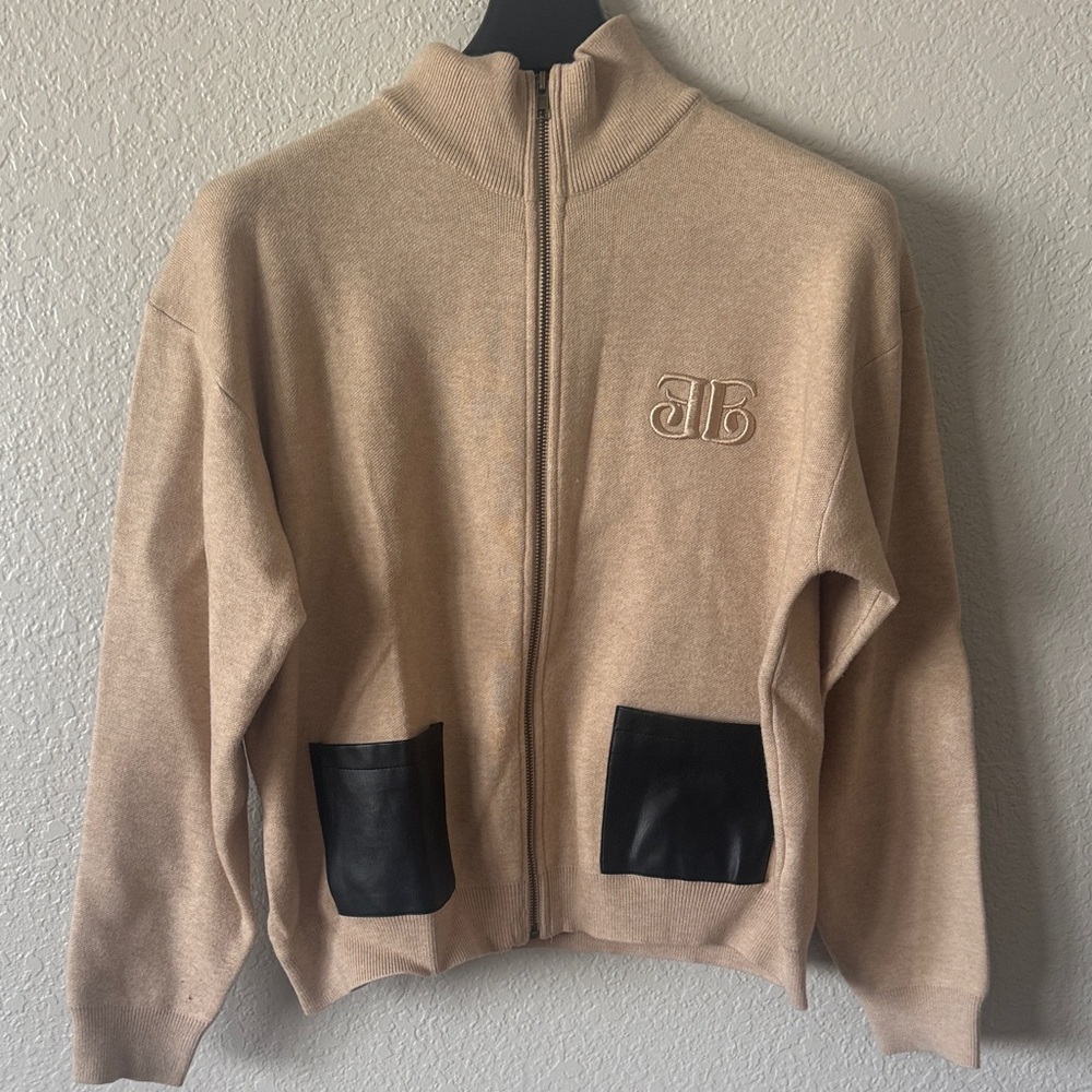 Tan and Black Utility Jacket
